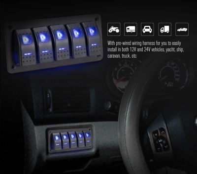 Boat Switch with Panels
