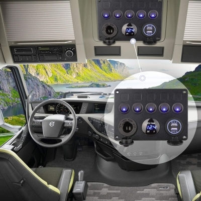Car Voltmeter Boat Switch with Panels