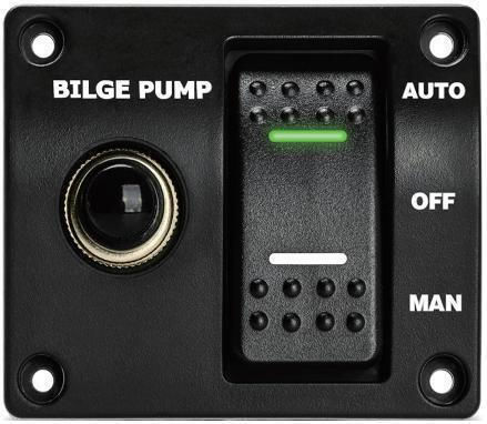 Eval Boat Switch with Panels Διακόπτης 3 Θέσεων Amps 15A