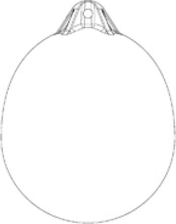 Lalizas Μπαλόνι Σκάφους R5-Series 68x90cm Κόκκινο