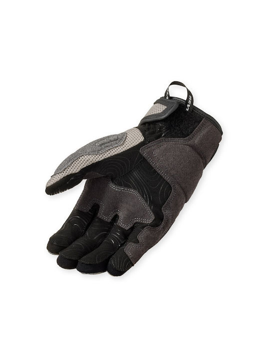 Rev'IT Cavern Καλοκαιρινά Ανδρικά Γάντια Μηχανής Light Grey / Black