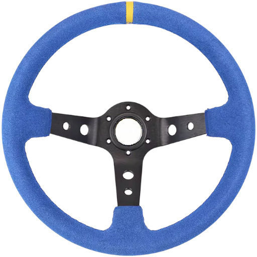 Autolenkrad mit Durchmesser 38cm Schwarz