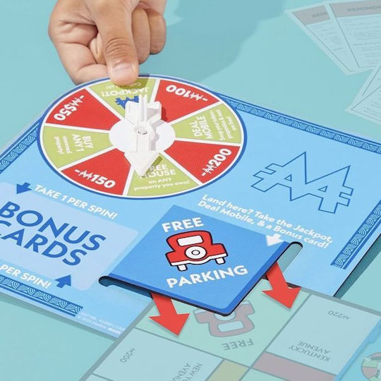 Επέκταση Παιχνιδιού Monopoly Free Parking Jackpot για 2-6 Παίκτες 8+ Ετών Hasbro