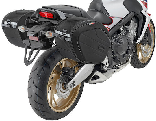 Givi Easy Range Σετ Πλαϊνές Βαλίτσες Μοτοσυκλέτας 40lt σε Μαύρο Χρώμα