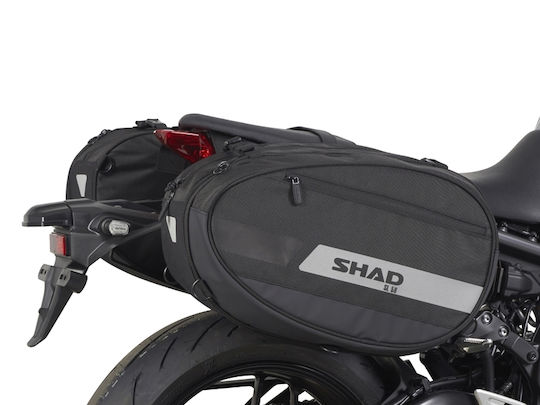 Shad SL58 Сет Мотоциклетни Кошници 58лт в Черен цвят