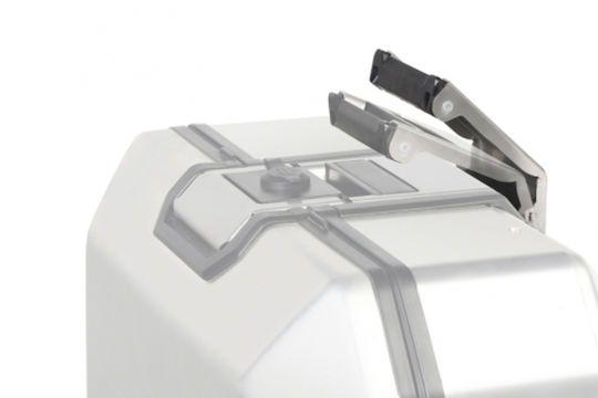 Shad Terra TR36L Πλαϊνή Βαλίτσα Μοτοσυκλέτας Αριστερή Αλουμινίου 36lt σε Ασημί Χρώμα