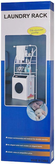 Home Use Bathroom Shelf Huh-0222 3 Shelves Metal 65x25x175cm White Home Use
