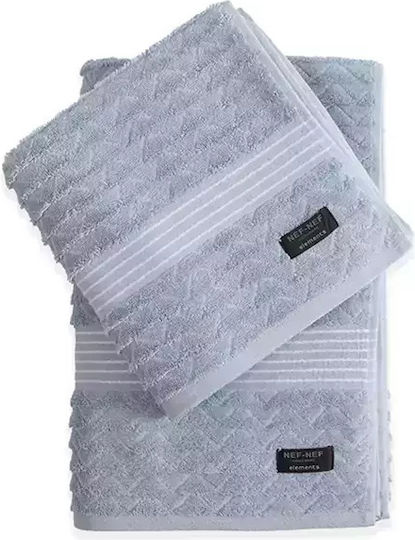Πετσέτα Προσώπου Nef-nef Homeware Elements-elgyn 50x100 Blue