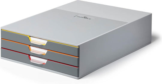 Rezistent Mehrfbg Schubladenbox Varicolor 3fächer