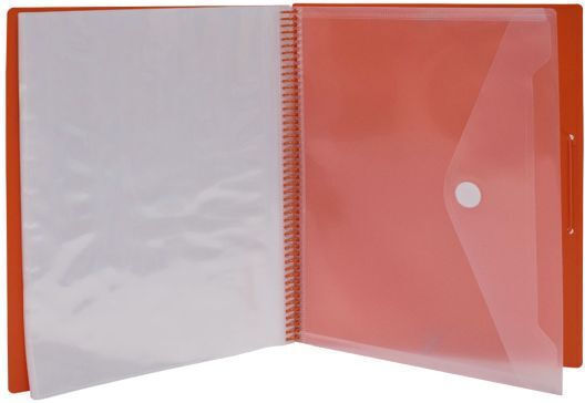 Skag Spiral Notebook A4 40 Sheets Elastic & Pocket Various Colors 305341 Skag