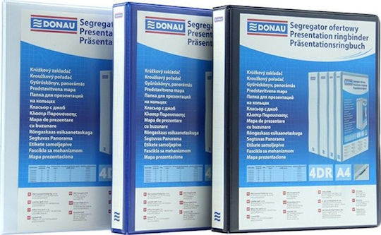 Donau Binder 4 Rings A4 63mm White