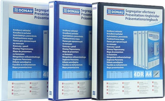 Donau Binder 4 Rings A4 40 Mm White
