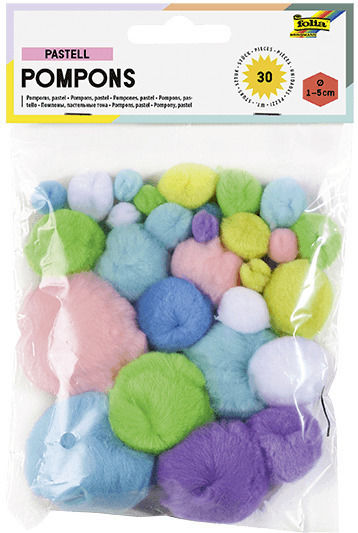 Folia Pom Pom Artizanat Set 30buc