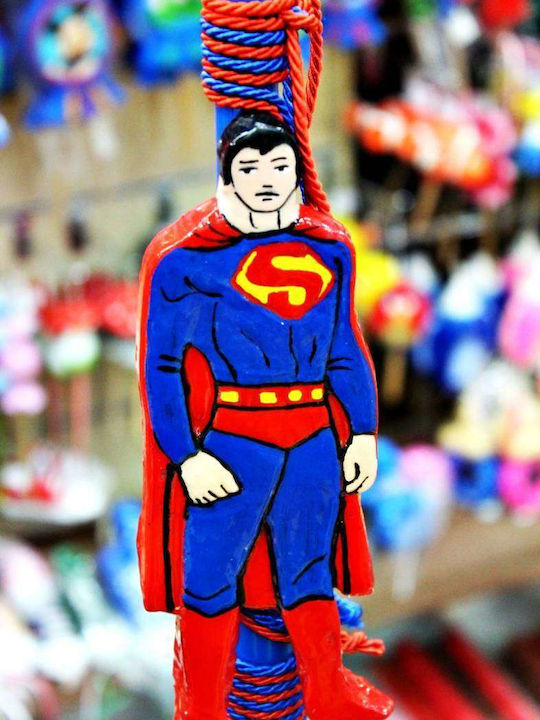 Easter Candle Superman Round Handmade Super Human