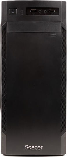 Spacer Krypton Middle Tower Carcasă Calculator Negru
