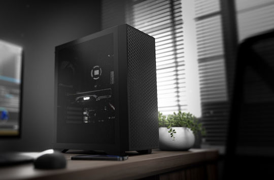 Logic Dart Pro Midi Tower Computer Case Black