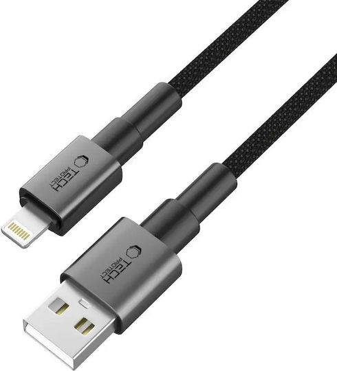 Tech-Protect Ultraboost Dna USB-A to Lightning Cable 12W Γκρι 0.25m