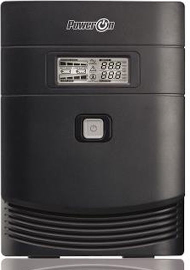 Power On VLD-2000 UPS Line-Interactive 2000VA with 4 Schuko Power Plugs