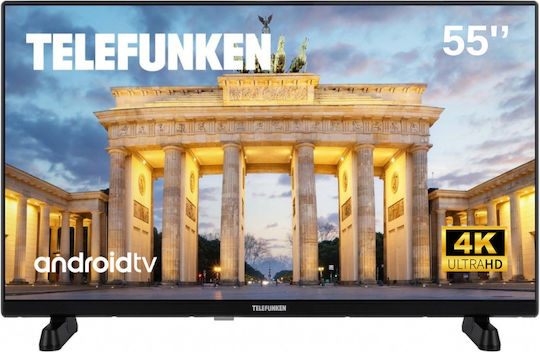 Telefunken Smart Τηλεόραση 55" 4K UHD LED 55UA9007F HDR (2024)