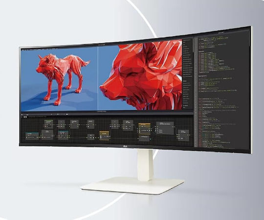 LG 38BR85QC-W Ultrawide Nano IPS Curved Monitor 38" QHD 3840x1600 144Hz με Χρόνο Απόκρισης 1ms GTG Λευκό