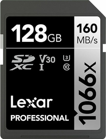 Lexar Professional SDXC 128GB V30 UHS-I 205MB/s