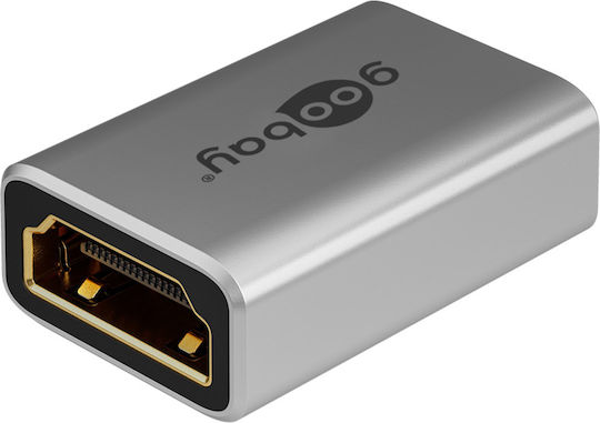 Goobay Converter HDMI female to HDMI female Gray 1pcs 72008