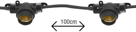 Maclean Energy Hanging Solar Light Garland IP44