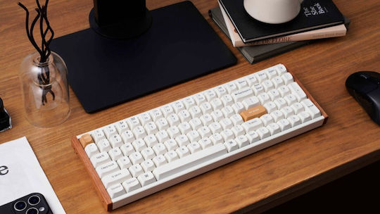 Keychron K4 HE Fără fir Efect Hall Gaming Tastatură 96% cu Magnetic comutatoare și iluminare RGB (Engleză US) Alb