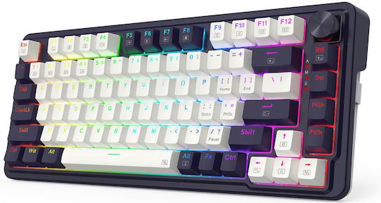 Redragon Geb K673WB-RGB-Pro Ασύρματο Gaming Μηχανικό Πληκτρολόγιο 75% με RGB φωτισμό (Αγγλικό US)