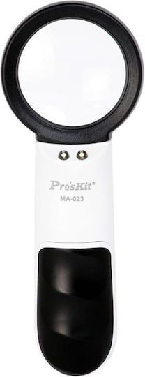 Proskit Magnifying Lense with Light Φωτιζόμενος Μεγεθυντικός Φακός Χειρός (3.5/20X) με LED