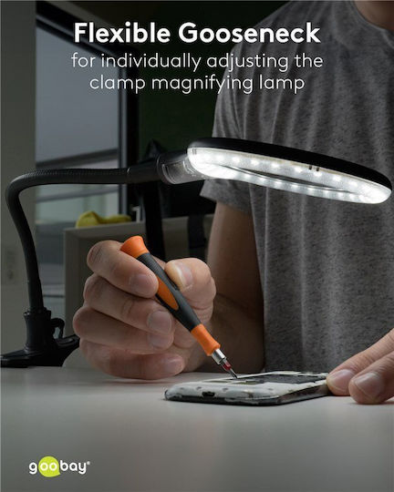 Goobay Tabletop Magnifying Lense with Light 1pcs