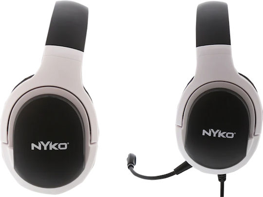 NYKO Über Ohr Gaming-Headset mit Verbindung 3,5mm Weiß