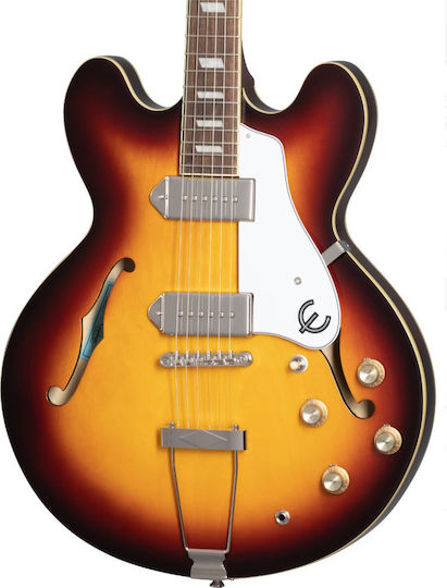 Epiphone Casino Vintage Sunburst Nickel-Hardware E-Gitarre