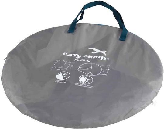 Oceanic 2022 Strandzelt Pop Up Gray 140x140x150cm 120433