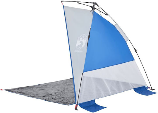 vidaXL Strandszene für 3 Personen Blau
