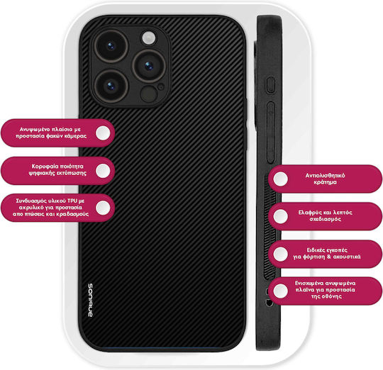 Калъф Sonique Carbon Series за Xiaomi Poco X5 Pro 5G Черен