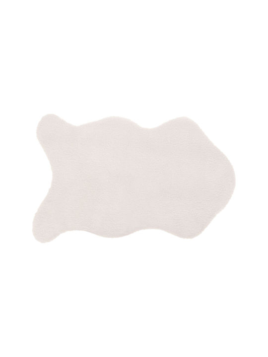 Χαλί Ορθογώνιο Γούνινο Ivory 60x90cm
