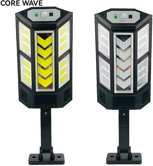 ACP Street Solar Light 4500lm Cold White 6500K with Motion Sensor, Photocell and Remote Control IP65 33cmx17cmx4cmcm