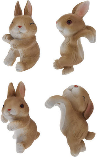 Easter Decorative Brown Bunny Watering Can 8.5x5.8x4.5cm