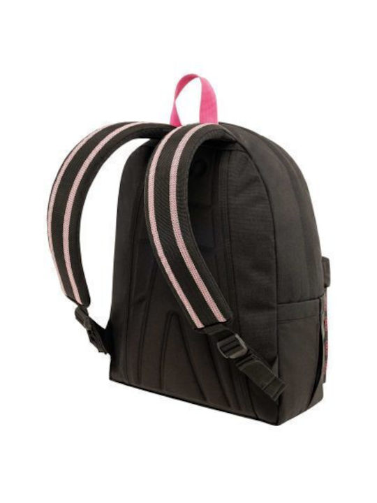 Polo Original Scarf School Bag Backpack Junior High-High School Black with Water Bottle Holder 20Liters 2024