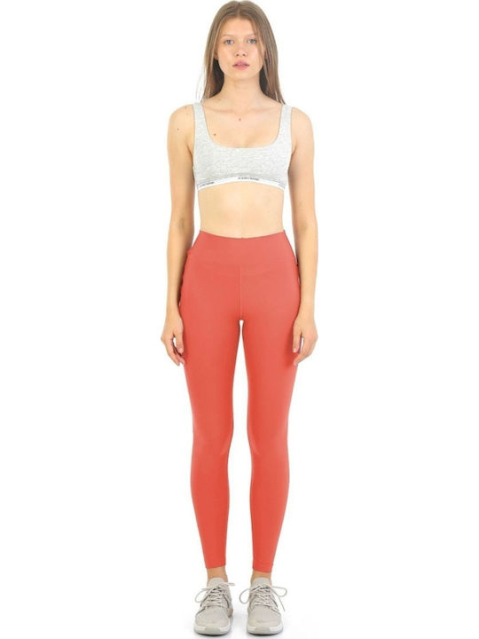 Dri-Fit WJFLEG01 Training Women's Long High Waist Leggings Peach