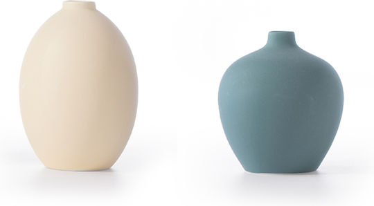 Nef-Nef Homeware Βάζο Κεραμικό Bola Τιρκουάζ Φ8.5xΥ10.5cm Nef-Nef Homeware Βάζο Κεραμικό Bola Τιρκουάζ Φ8.5xΥ10.5cm