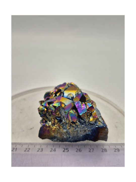Halbedelstein Amethyst Roh Titanoxidation