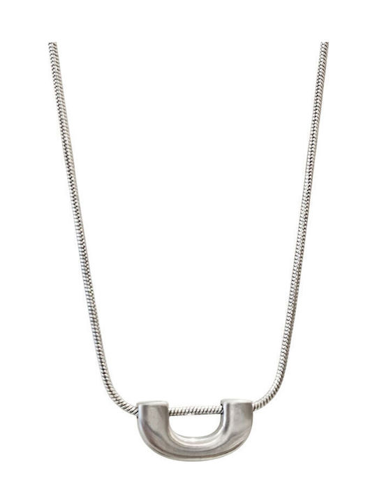 Κολιέ από Επιχρυσωμένο Ατσάλι