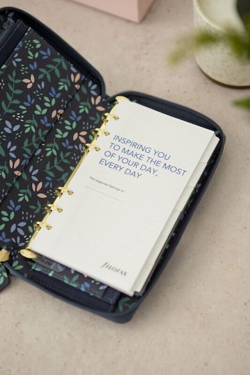 Filofax Σημειωματάριο Ριγέ με Στυλοθήκη Πολύχρωμο