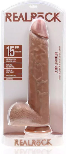 Shots Ρεαλιστικό Dildo με Όρχεις και Βεντούζα 19cm