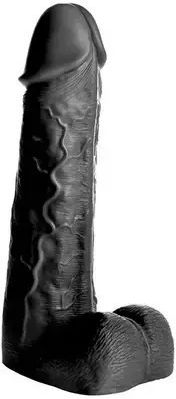 XR Dildo cu Scrotum Negru 60cm