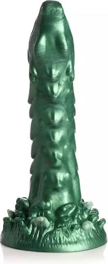 XR Glass Dildo With Suction Cup Green 20.5cm
