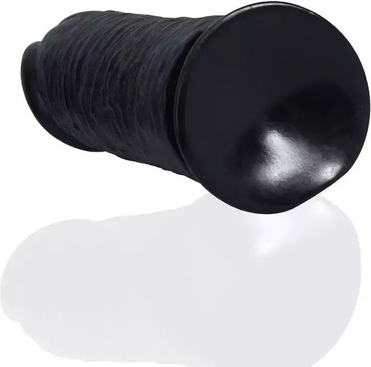 Shots Ρεαλιστικό Dildo με Όρχεις και Βεντούζα Μαύρο 24.5cm