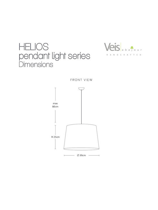 Veis Pendant Light Gray